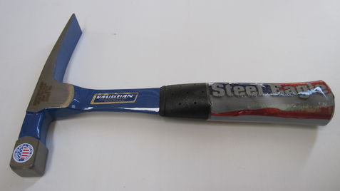 VAUGHAN - STEEL EAGLE BRICK HAMMER 13" HANDLE